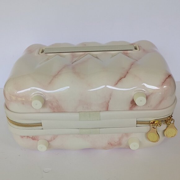 Marcy Mckenna The Essentials Milan Beauty Case Marble Gold hardware Case NWT - Picture 5 of 12